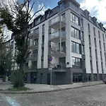 Riverfront & Parking By Downtown Gdansk